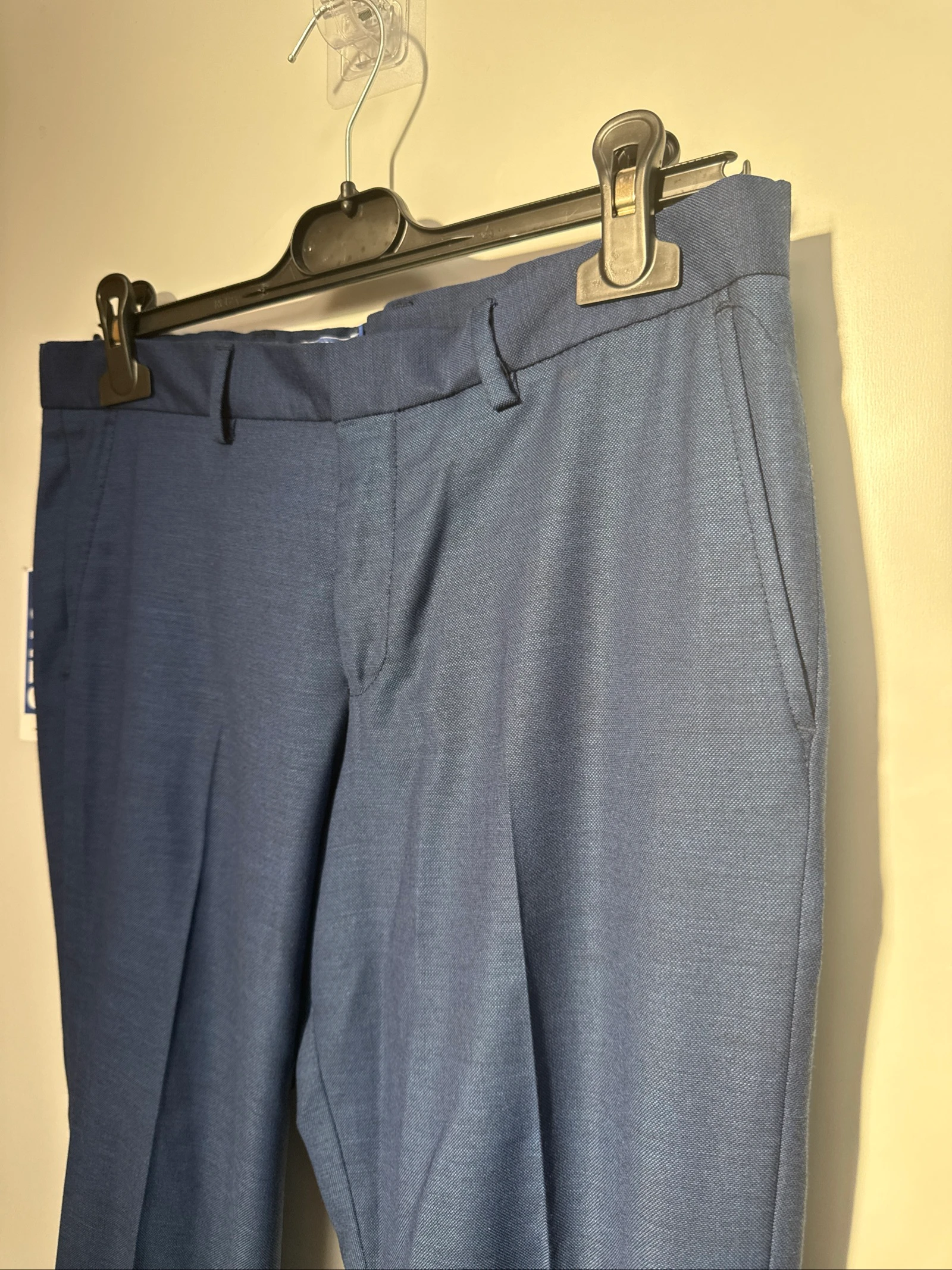 Calça social Jack & Jones homem azul tamanho 176 nova com etiqueta – photo 3